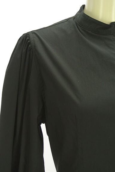 ELENDEEK（エレンディーク）の古着「バイカラーボリュームフレアロングワンピース（ワンピース・チュニック）」大画像４へ