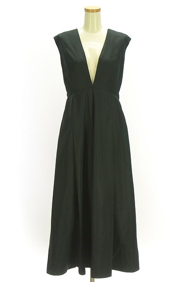 ELENDEEK（エレンディーク）の古着「深Vネックロングジャンパースカート（キャミワンピース）」大画像１へ