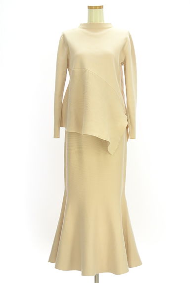 ELENDEEK（エレンディーク）の古着「アシメニット+マーメイドロングスカート（セットアップ（ジャケット＋スカート））」大画像１へ