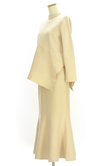 ELENDEEK（エレンディーク）の古着「アシメニット+マーメイドロングスカート（セットアップ（ジャケット＋スカート））」大画像３へ