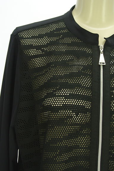 EVEX by KRIZIA（エヴェックス バイ クリツィア）の古着「メッシュ切替ブルゾン（ブルゾン・スタジャン）」大画像４へ