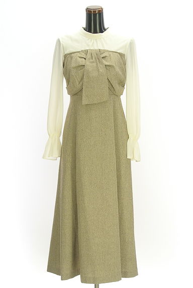 PROPORTION BODY DRESSING（プロポーションボディドレッシング）の古着「別地切替ワンピース（ワンピース・チュニック）」大画像１へ