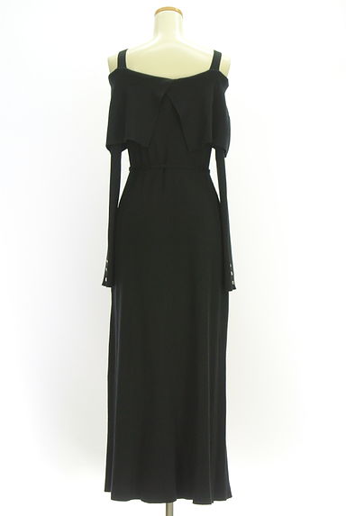 PROPORTION BODY DRESSING（プロポーションボディドレッシング）の古着「オフタートルリブニットワンピース（ワンピース・チュニック）」大画像２へ
