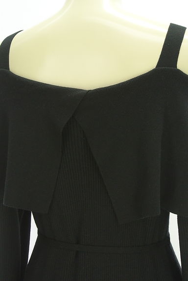 PROPORTION BODY DRESSING（プロポーションボディドレッシング）の古着「オフタートルリブニットワンピース（ワンピース・チュニック）」大画像４へ