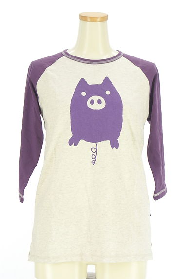 drug store's（ドラッグストアーズ）の古着「ブタプリントラグランTシャツ（Ｔシャツ）」大画像１へ