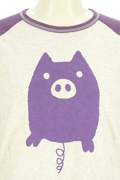 drug store's（ドラッグストアーズ）の古着「ブタプリントラグランTシャツ（Ｔシャツ）」大画像４へ