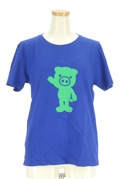 drug store's（ドラッグストアーズ）の古着「バイカラーブタプリントTシャツ（Ｔシャツ）」大画像１へ