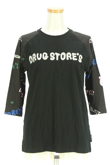drug store's（ドラッグストアーズ）の古着「ロゴ入り7分袖Tシャツ（カットソー・プルオーバー）」大画像１へ