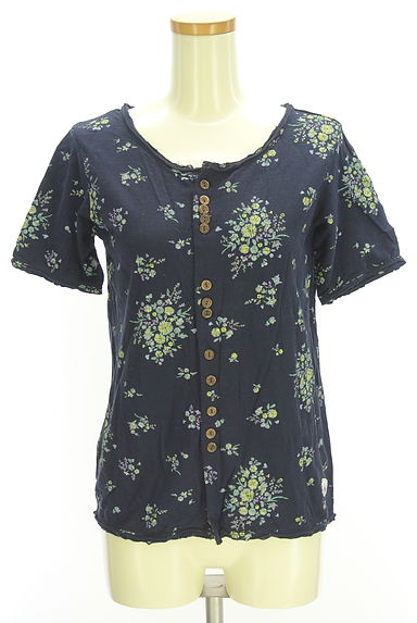 drug store's（ドラッグストアーズ）の古着「半そで花柄カットソー（カットソー・プルオーバー）」大画像１へ