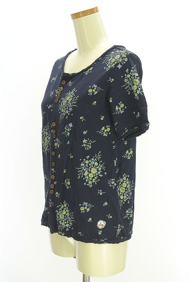 drug store's（ドラッグストアーズ）の古着「半そで花柄カットソー（カットソー・プルオーバー）」大画像３へ