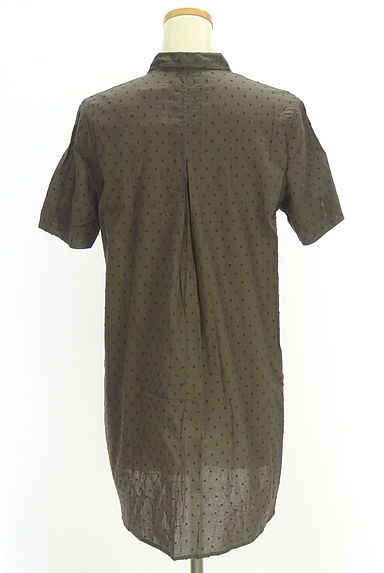 drug store's（ドラッグストアーズ）の古着「フロッキードット柄半そでシャツ（カットソー・プルオーバー）」大画像２へ