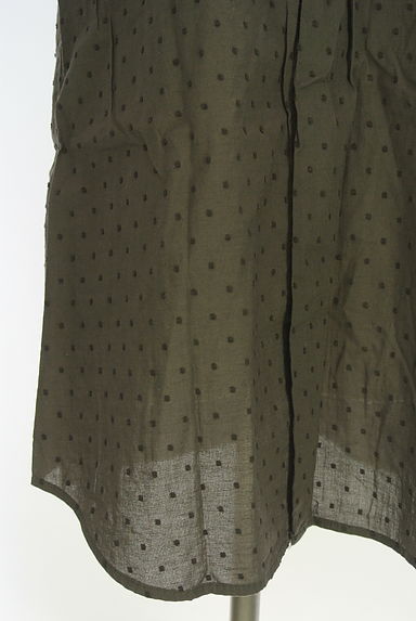 drug store's（ドラッグストアーズ）の古着「フロッキードット柄半そでシャツ（カットソー・プルオーバー）」大画像５へ