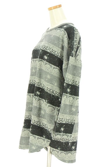 drug store's（ドラッグストアーズ）の古着「ブタプリントコクーンニットチュニック（ワンピース・チュニック）」大画像３へ