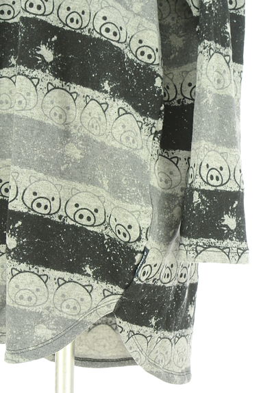 drug store's（ドラッグストアーズ）の古着「ブタプリントコクーンニットチュニック（ワンピース・チュニック）」大画像４へ