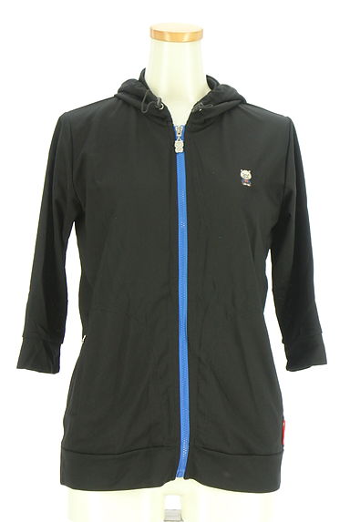 drug store's（ドラッグストアーズ）の古着「バックラメプリントジップパーカー（ブルゾン・スタジャン）」大画像１へ