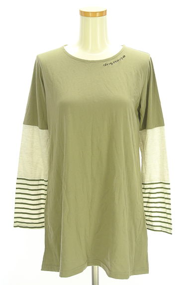 drug store's（ドラッグストアーズ）の古着「別地切替カットソー（カットソー・プルオーバー）」大画像１へ