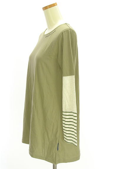 drug store's（ドラッグストアーズ）の古着「別地切替カットソー（カットソー・プルオーバー）」大画像３へ