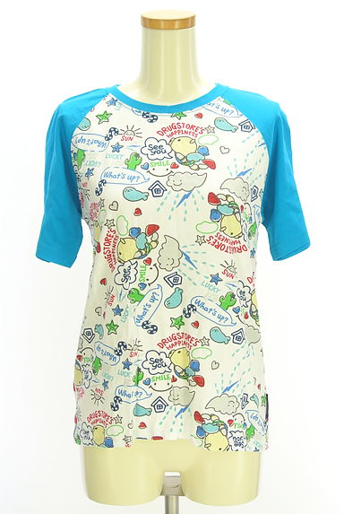 drug store's（ドラッグストアーズ）の古着「半そでプリントラグランTシャツ（Ｔシャツ）」大画像１へ