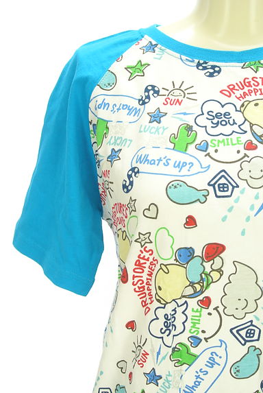 drug store's（ドラッグストアーズ）の古着「半そでプリントラグランTシャツ（Ｔシャツ）」大画像４へ