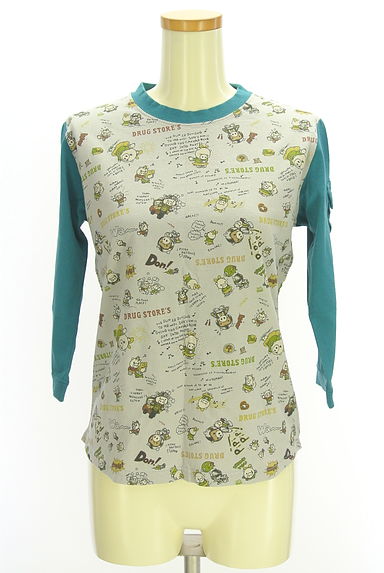 drug store's（ドラッグストアーズ）の古着「7分袖プリントTシャツ（Ｔシャツ）」大画像１へ