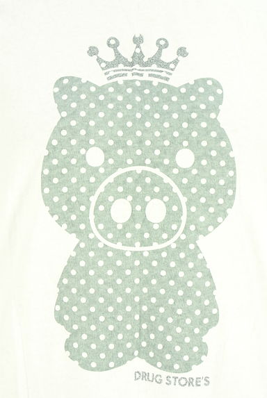 drug store's（ドラッグストアーズ）の古着「ラメ＆ドットプリントTシャツ（Ｔシャツ）」大画像４へ