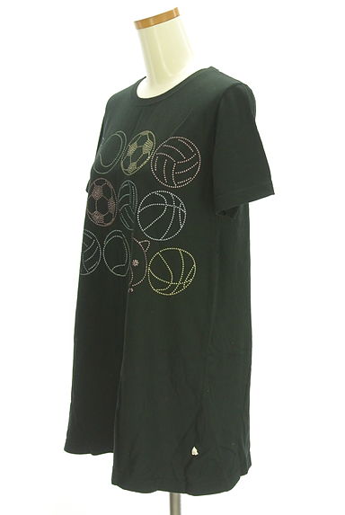 drug store's（ドラッグストアーズ）の古着「半そでラメプリントTシャツ（Ｔシャツ）」大画像３へ