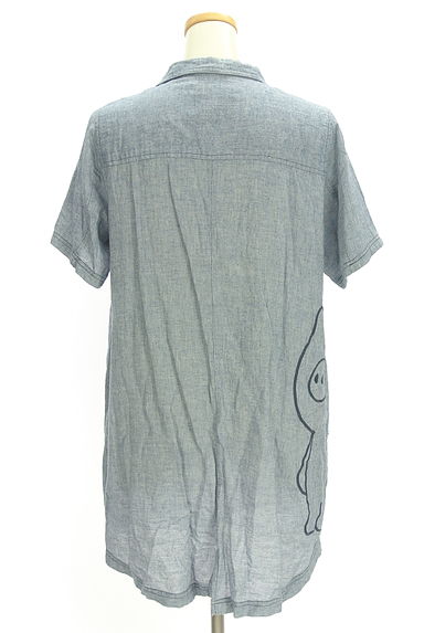 drug store's（ドラッグストアーズ）の古着「レイヤード風シャツチュニック（カットソー・プルオーバー）」大画像２へ