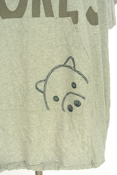 drug store's（ドラッグストアーズ）の古着「耳付きフーディチュニック（スウェット・パーカー）」大画像４へ