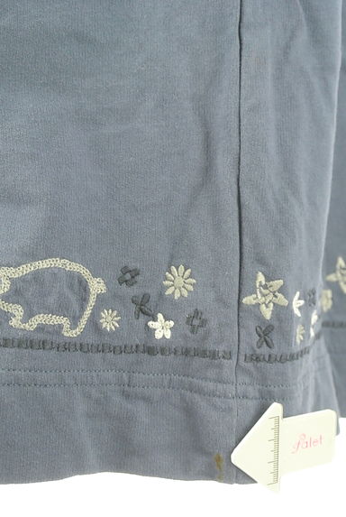 drug store's（ドラッグストアーズ）の古着「裾刺繍ワイドスウェットパンツ（パンツ）」大画像４へ