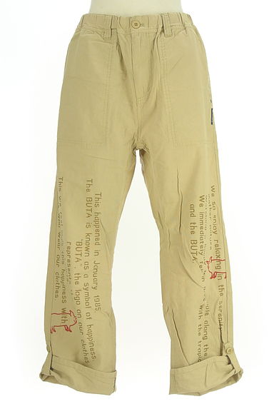 drug store's（ドラッグストアーズ）の古着「ロゴプリント&ブタ刺繍入りパンツ（パンツ）」大画像４へ