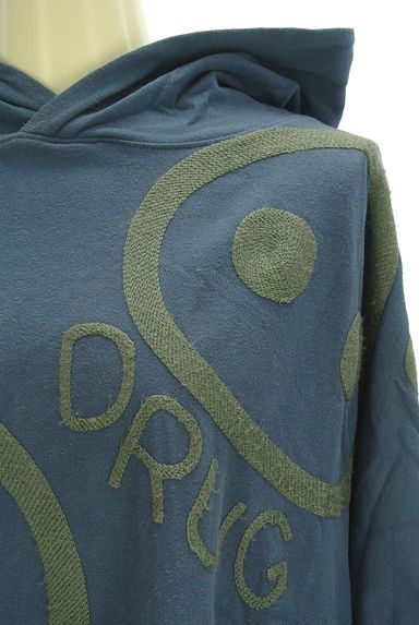 drug store's（ドラッグストアーズ）の古着「ブタ刺繍ドルマンパーカー（スウェット・パーカー）」大画像４へ