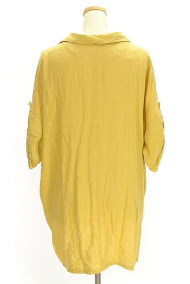 drug store's（ドラッグストアーズ）の古着「オープンカラーチュニックシャツ（カットソー・プルオーバー）」大画像２へ