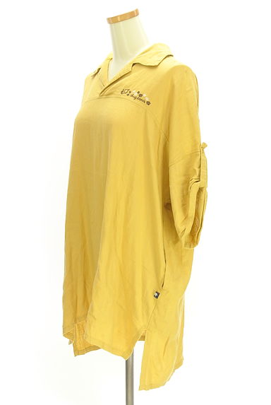 drug store's（ドラッグストアーズ）の古着「オープンカラーチュニックシャツ（カットソー・プルオーバー）」大画像３へ