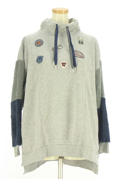 drug store's（ドラッグストアーズ）の古着「ワッペン付き裏起毛スウェットパーカー（スウェット・パーカー）」大画像１へ