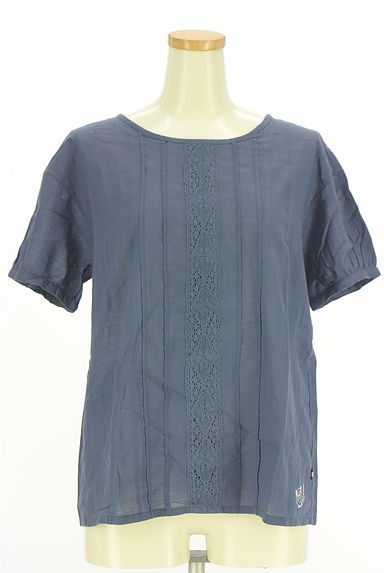 drug store's（ドラッグストアーズ）の古着「フロントレースコットンブラウス（カットソー・プルオーバー）」大画像１へ