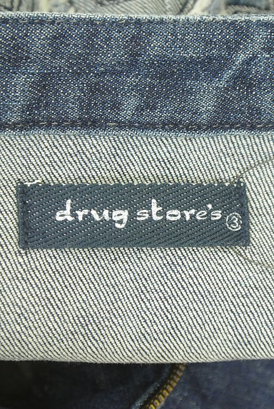 drug store's（ドラッグストアーズ）の古着「バックロゴノーカラーデニムジャケット（ブルゾン・スタジャン）」大画像６へ