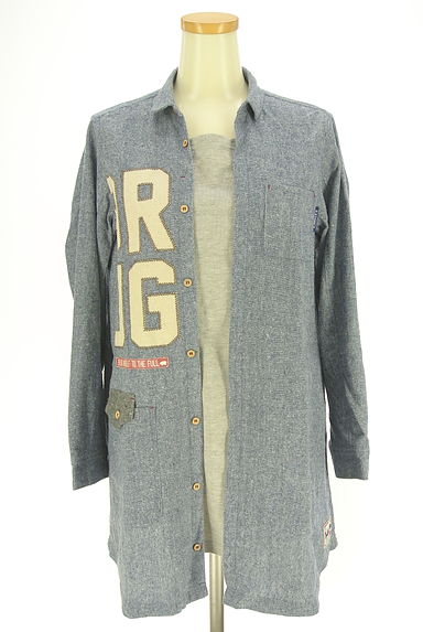 drug store's（ドラッグストアーズ）の古着「レイヤード風ロゴトップス（カットソー・プルオーバー）」大画像１へ