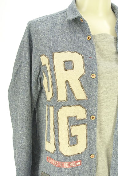 drug store's（ドラッグストアーズ）の古着「レイヤード風ロゴトップス（カットソー・プルオーバー）」大画像４へ