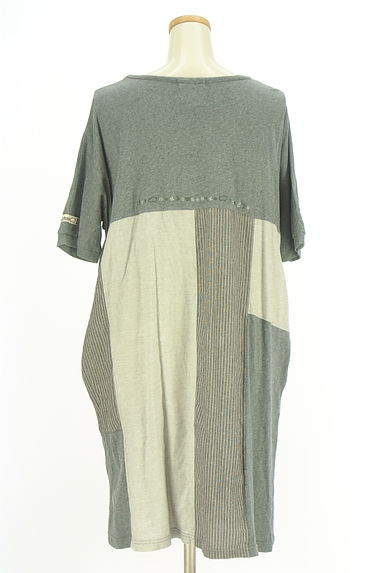 drug store's（ドラッグストアーズ）の古着「膝丈アシメ切替ワンピース（ワンピース・チュニック）」大画像２へ