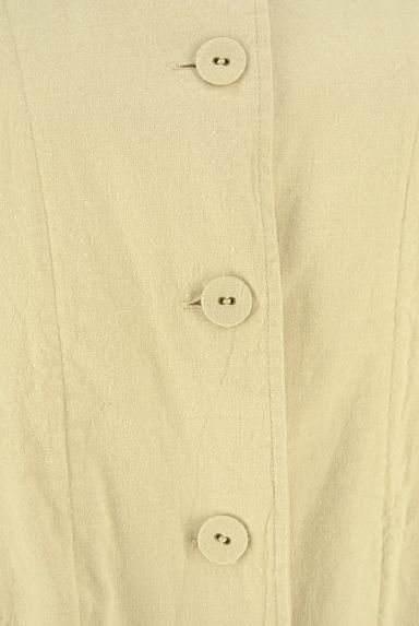 Samansa Mos2（サマンサモスモス）の古着「ノーカラーリネンジャケット（ジャケット）」大画像４へ