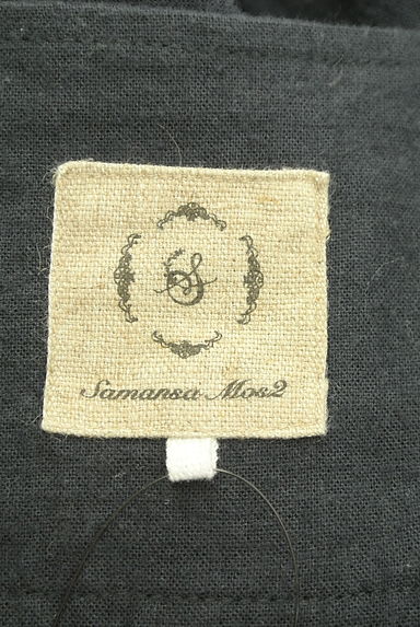 Samansa Mos2（サマンサモスモス）の古着「ボリューム袖綿麻ノーカラージャケット（ジャケット）」大画像６へ