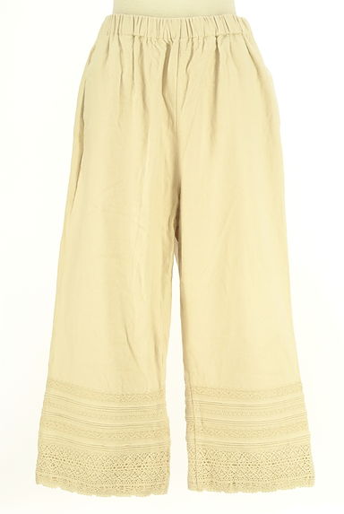 Samansa Mos2（サマンサモスモス）の古着「裾レースサブリナワイドパンツ（パンツ）」大画像１へ