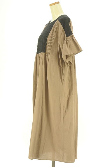 Samansa Mos2（サマンサモスモス）の古着「レースヨークロングワンピース（ワンピース・チュニック）」大画像３へ