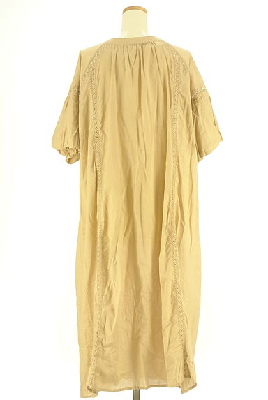 Samansa Mos2（サマンサモスモス）の古着「バルーンスリーブロングシャツワンピース（ワンピース・チュニック）」大画像２へ