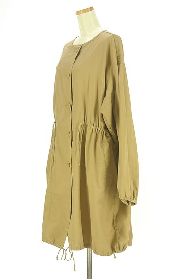 Kastane（カスタネ）の古着「ドロストノーカラーロングコート（コート）」大画像３へ