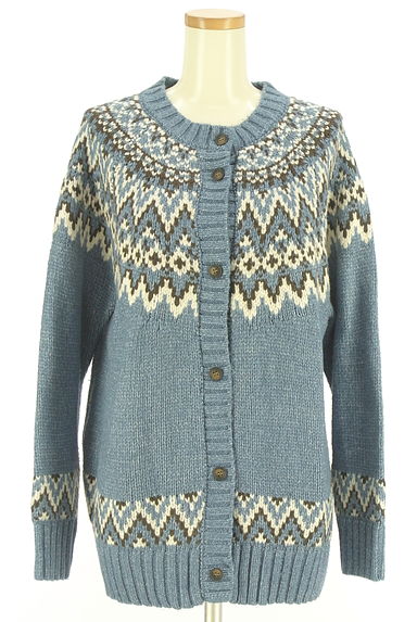 FREAK'S STORE（フリークスストア）の古着「フェアアイル柄ニットカーディガン（カーディガン・ボレロ）」大画像１へ