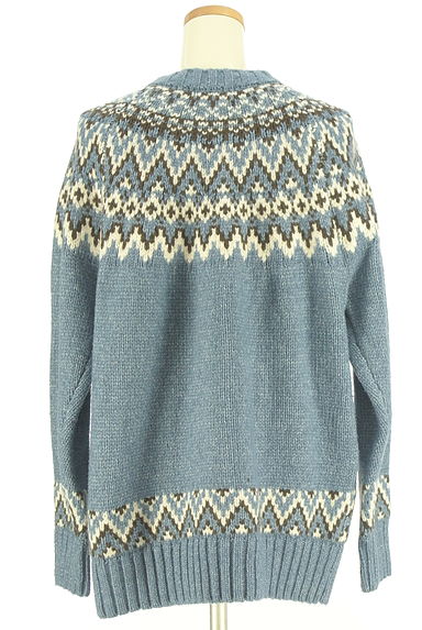 FREAK'S STORE（フリークスストア）の古着「フェアアイル柄ニットカーディガン（カーディガン・ボレロ）」大画像２へ