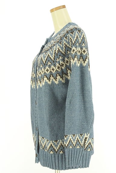 FREAK'S STORE（フリークスストア）の古着「フェアアイル柄ニットカーディガン（カーディガン・ボレロ）」大画像３へ