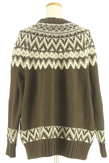 FREAK'S STORE（フリークスストア）の古着「フェアアイル柄ニットカーディガン（カーディガン・ボレロ）」大画像２へ