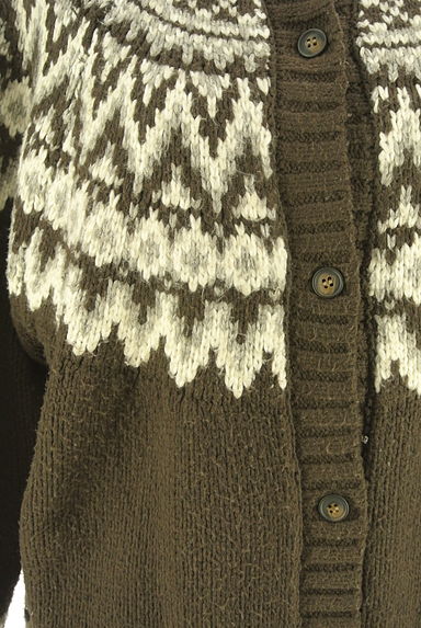 FREAK'S STORE（フリークスストア）の古着「フェアアイル柄ニットカーディガン（カーディガン・ボレロ）」大画像４へ